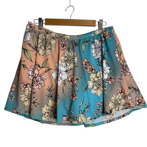 Torrid High Rise Long Skater Swim Skirt SZ 2 (18-20) - Picture 4 of 16